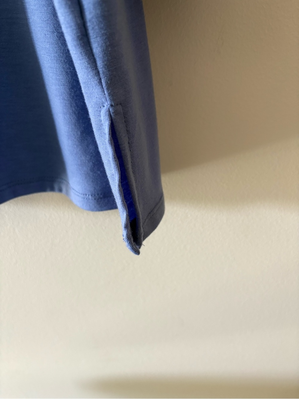 Massini Plus Size Woman’s Lt Blue 3/4 Pleated-Sleeve Knit Top Big & Tall 1X - Picture 7 of 7